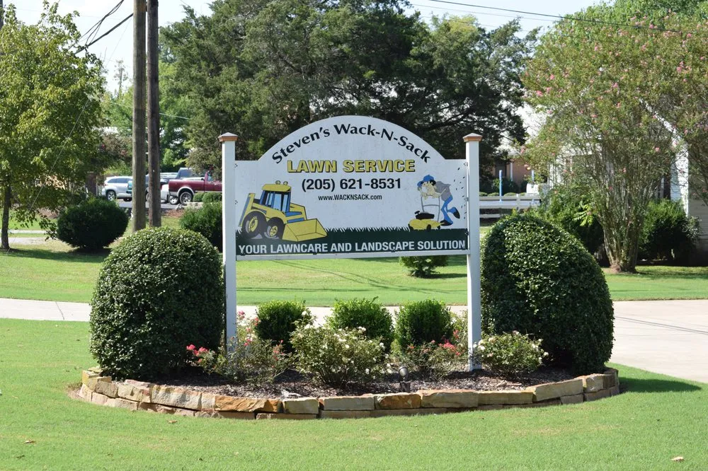 Expert lawn care service near you in Maylene, AL by Steven's Wack-n-Sack