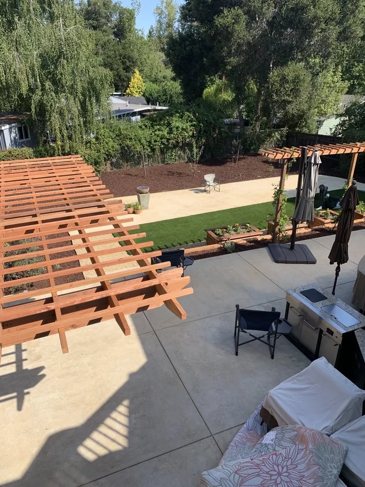 Custom garden landscaping in Scotts Valley, CA by Stevenson's Landscaping
