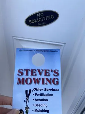 Steve's Mowing Logo