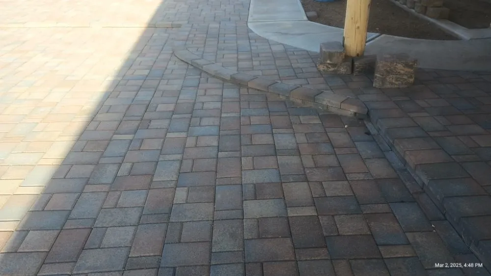 Custom landscaping services with custom design in Kingman, AZ by Stevie's Workers