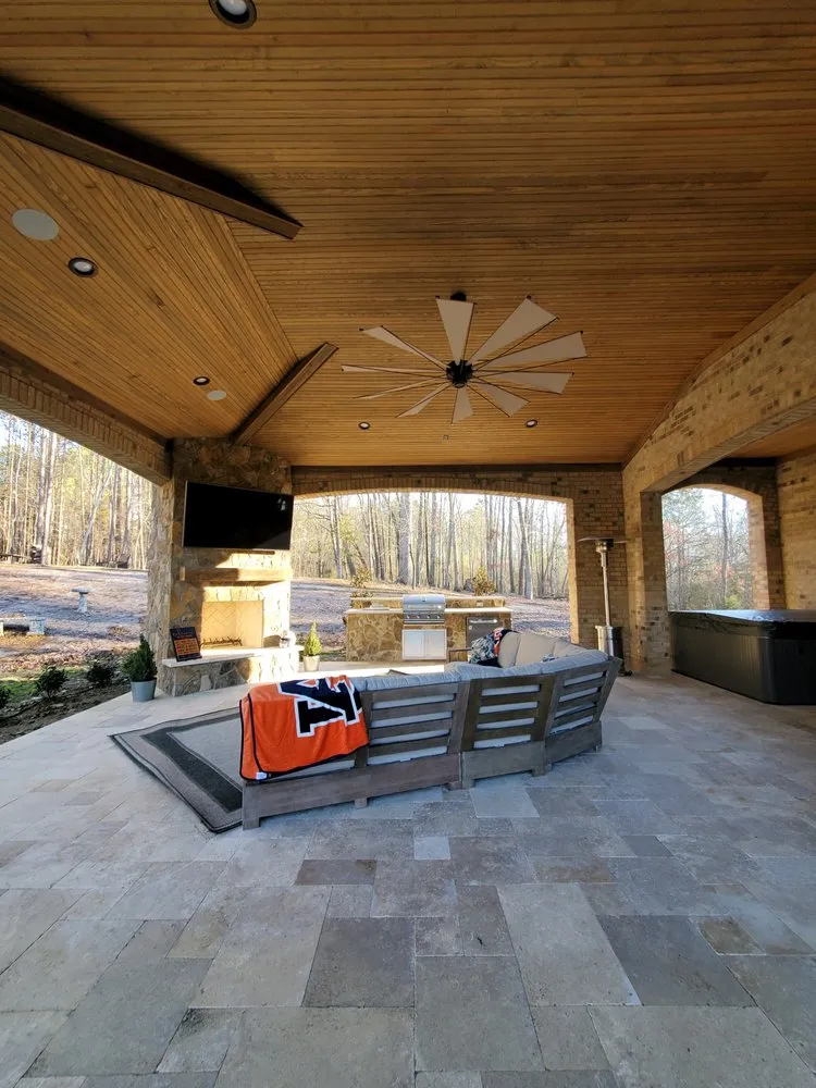 Expert garden landscaping with custom design in Charlotte, NC by Stewart's Landscaping