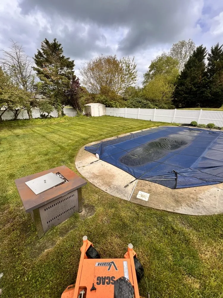 Local landscape installation in Salem, NJ by Stewarts Landscaping