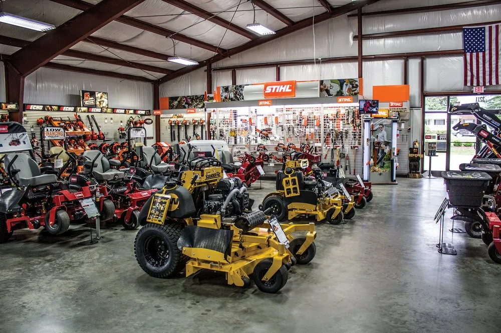 Expert garden landscaping in Colfax, NC by STI Turf Care Equipment