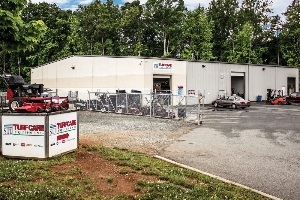 Custom landscape design in Concord, NC by STI Turf Care Equipment