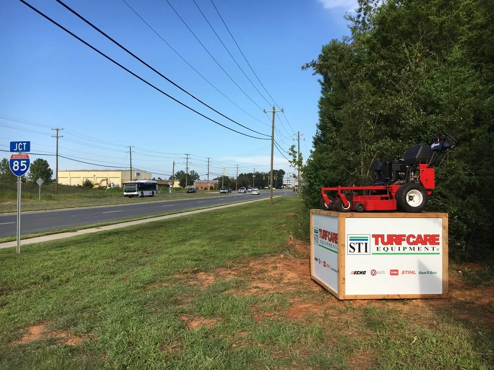 Affordable yard maintenance for homes in Concord, NC by STI Turf Care Equipment