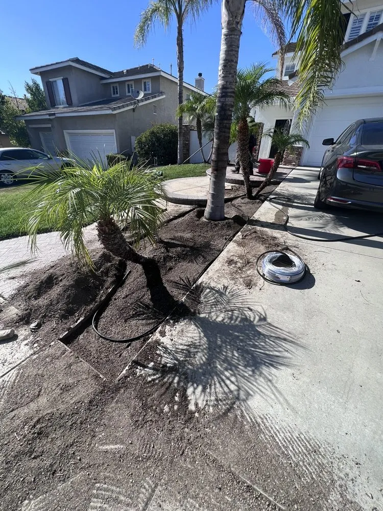 Custom yard cleanup service with custom design in Moreno Valley, CA by Stickley’s Landscape & Repair