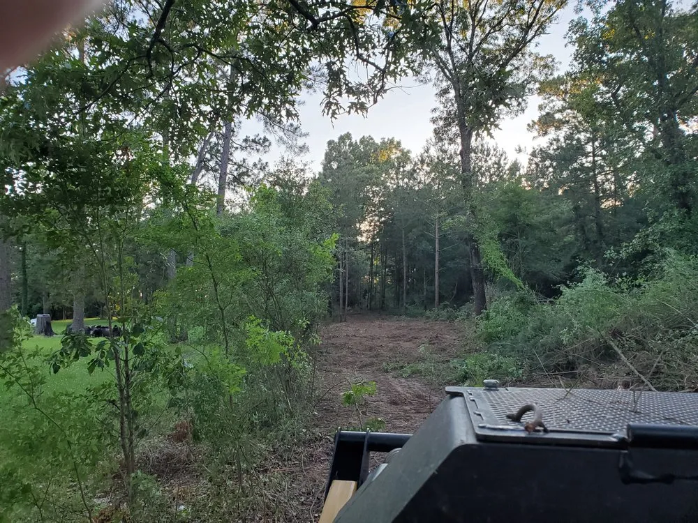 Professional landscape installation in Montgomery, TX - Sticks and Stones Land Management