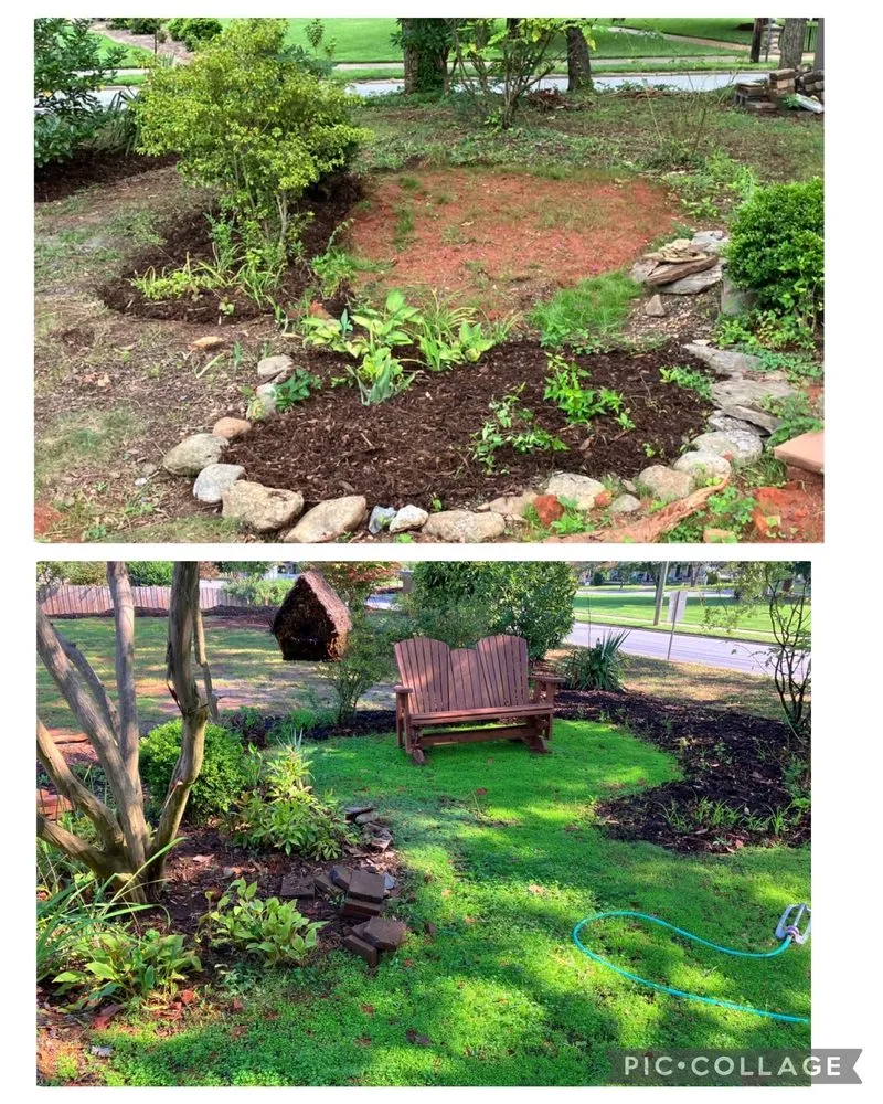 Professional landscaping services in Morganton, NC by Stick’s Maintenance