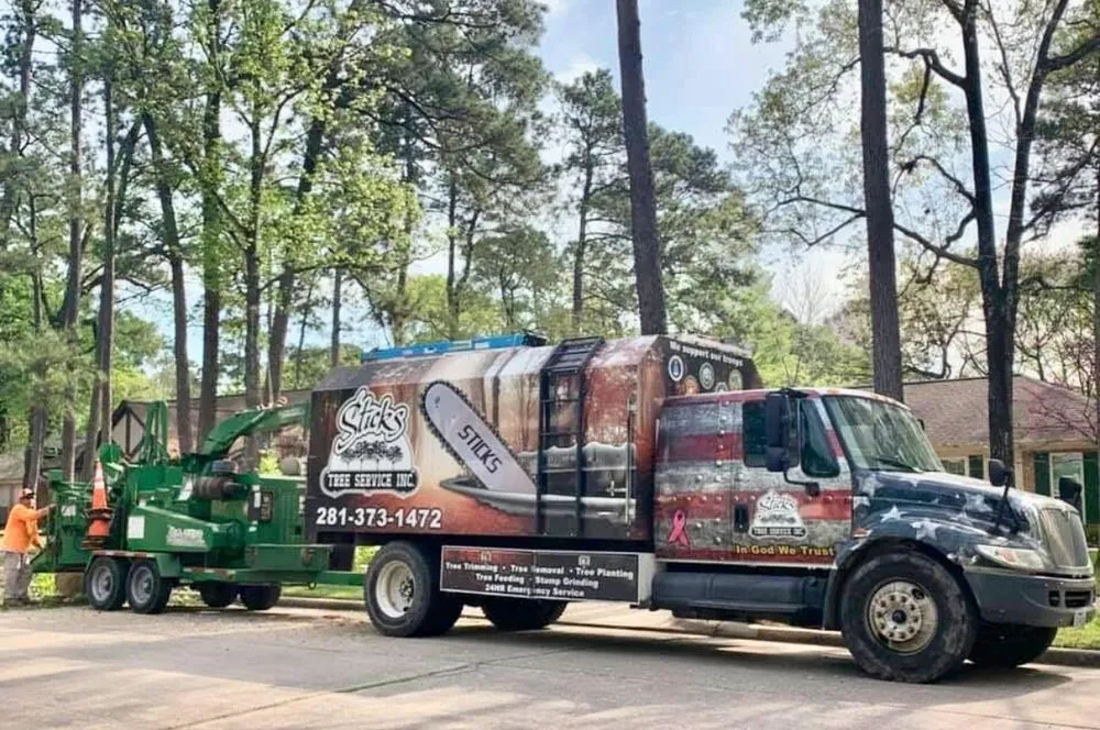 Custom yard cleanup service for outdoor upgrades in Cypress, TX by Sticks Tree Service