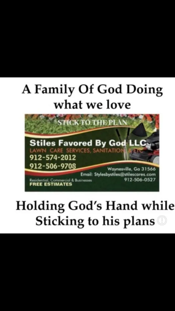 Trusted yard cleanup service with custom design across Waynesville, GA - Stiles Favored By God
