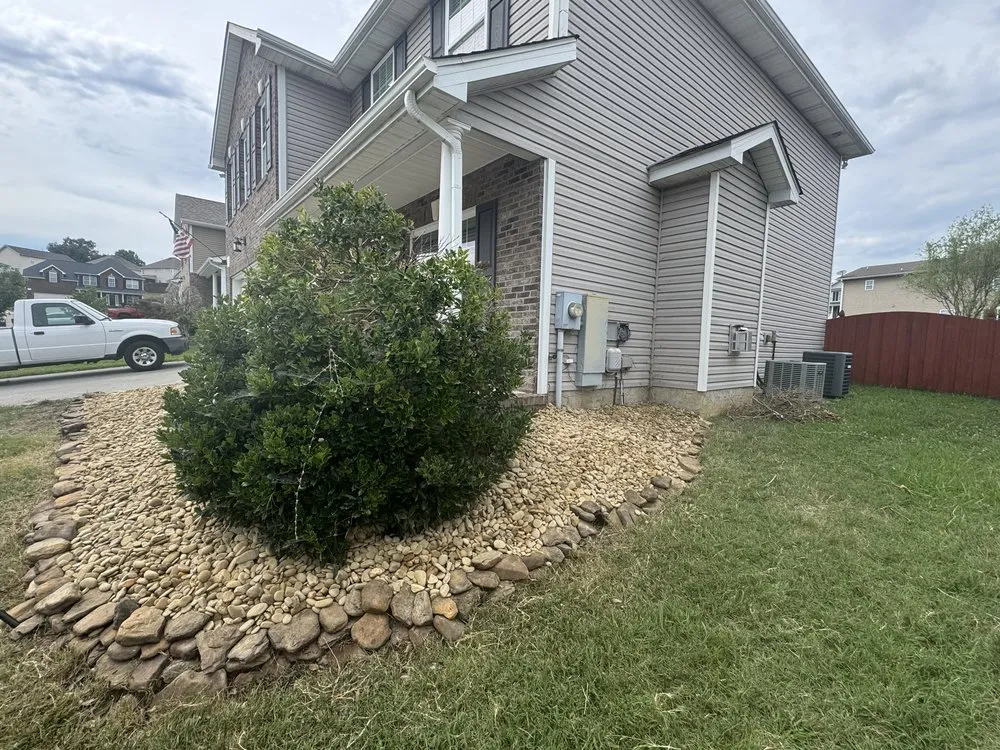 Professional landscaping services for homes in Knoxville, TN by Stiles Hauling