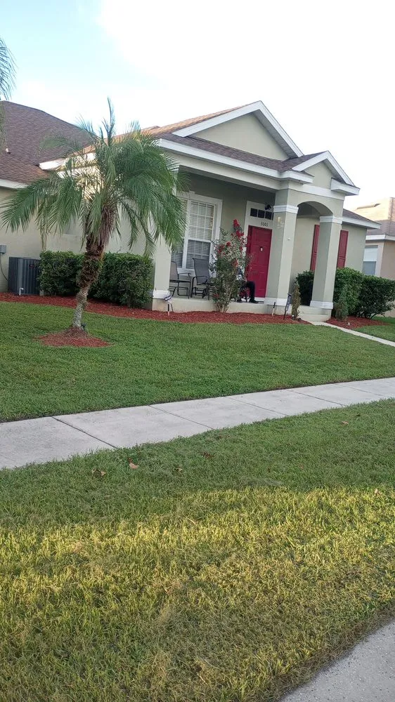 Custom landscape design for year-round maintenance in Kissimmee, FL by Still Mowing Landscaping