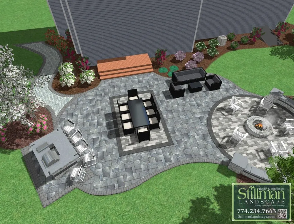 Custom lawn mowing service for outdoor upgrades across Sterling, MA - Stillman Landscape