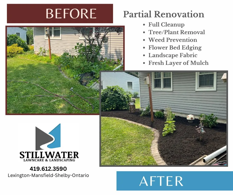 Trusted yard cleanup service for homes in Mansfield, OH by Stillwater Lawncare & Landscaping