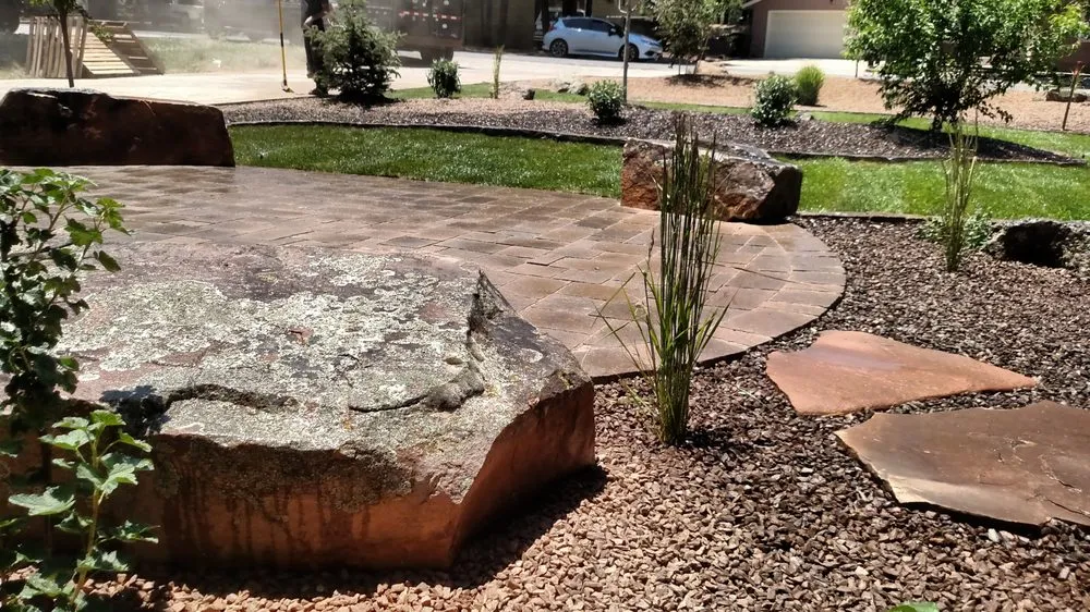 Local yard cleanup service with custom design in Flagstaff, AZ by Stix and Stones Landscaping