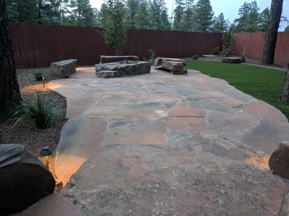 Top-rated outdoor landscaping near you in Flagstaff, AZ by Stix and Stones Landscaping