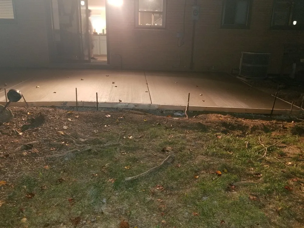 Custom landscape installation with custom design in Fenton, MO by STL Concrete And Landscaping