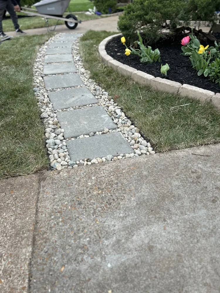 Custom garden landscaping in Berkeley, MO - Stl Gold Lawncare & Landscape