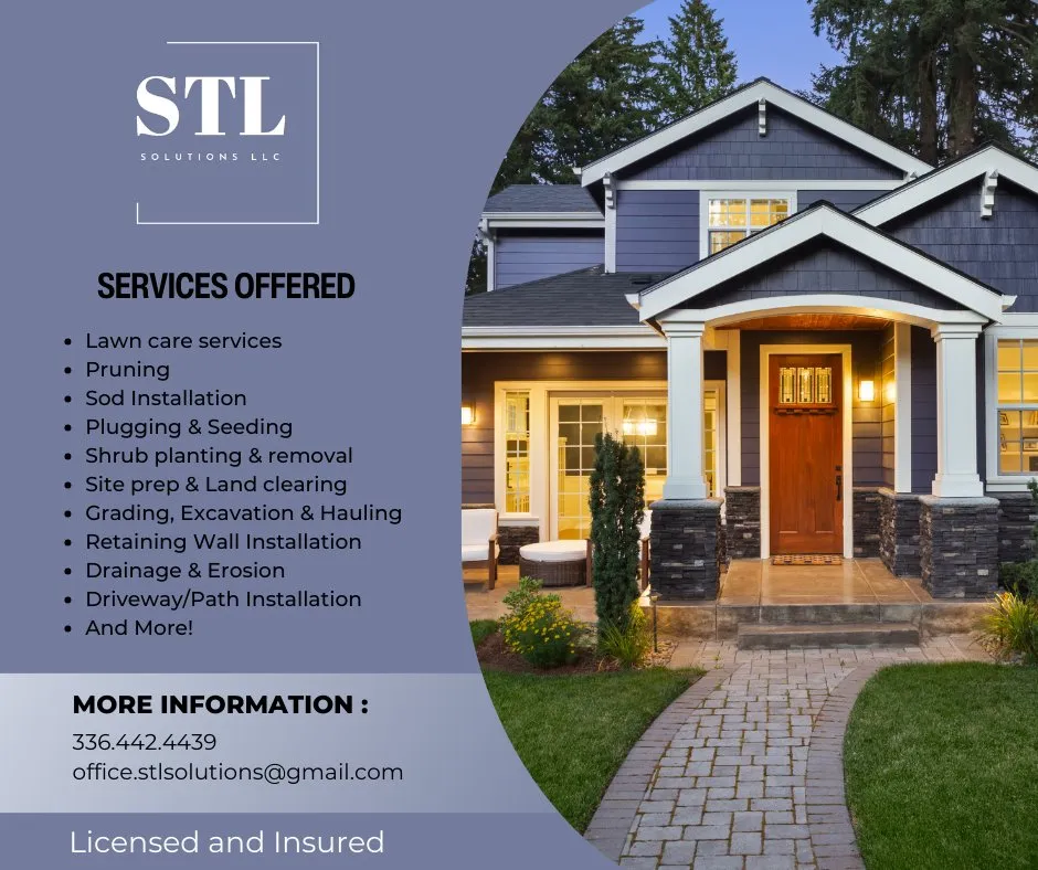 Expert residential landscaping for residential properties across Winston-Salem, NC - STL Solutions