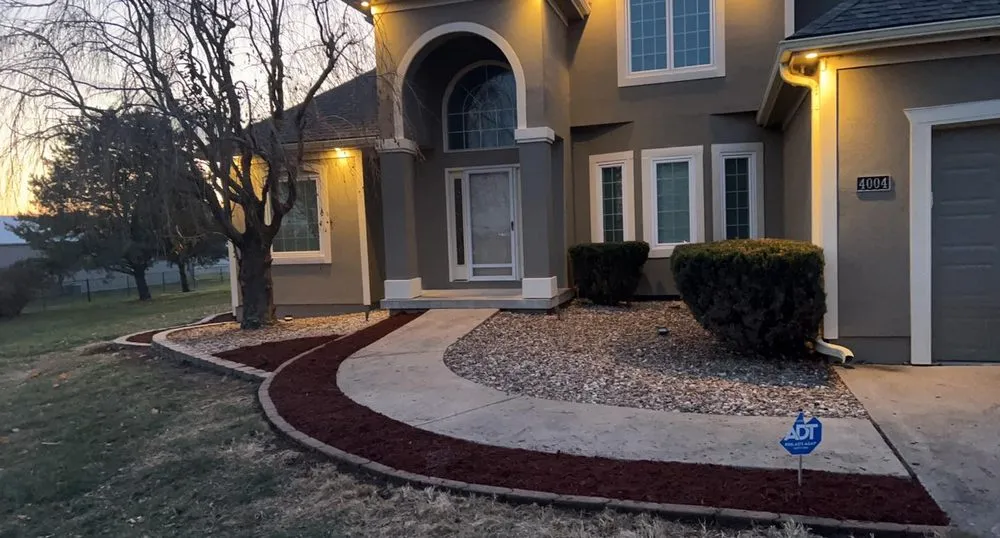 Custom residential landscaping with custom design in Lee's Summit, MO by Stockdale Outdoors