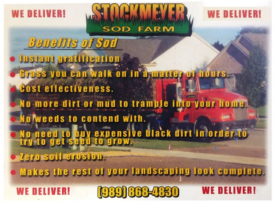 Affordable landscaping services in Reese, MI by Stockmeyer Sod Farm