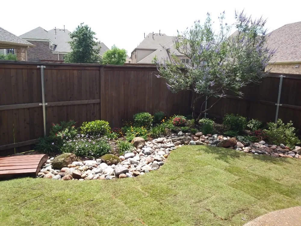Custom landscaping services for year-round maintenance across Justin, TX - Stone & Landscaping Masters