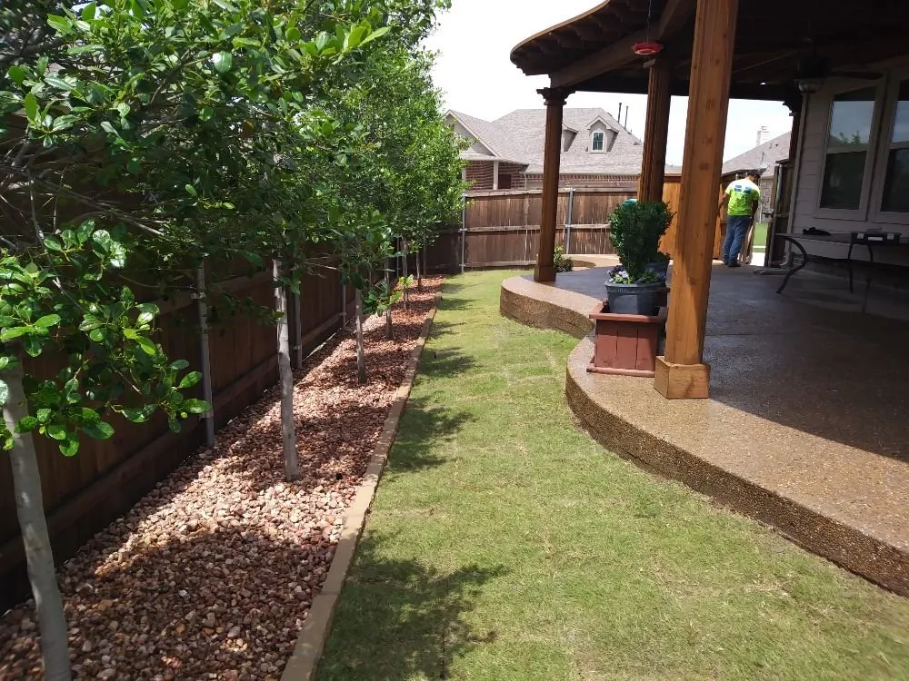 Trusted residential landscaping in Justin, TX by Stone & Landscaping Masters
