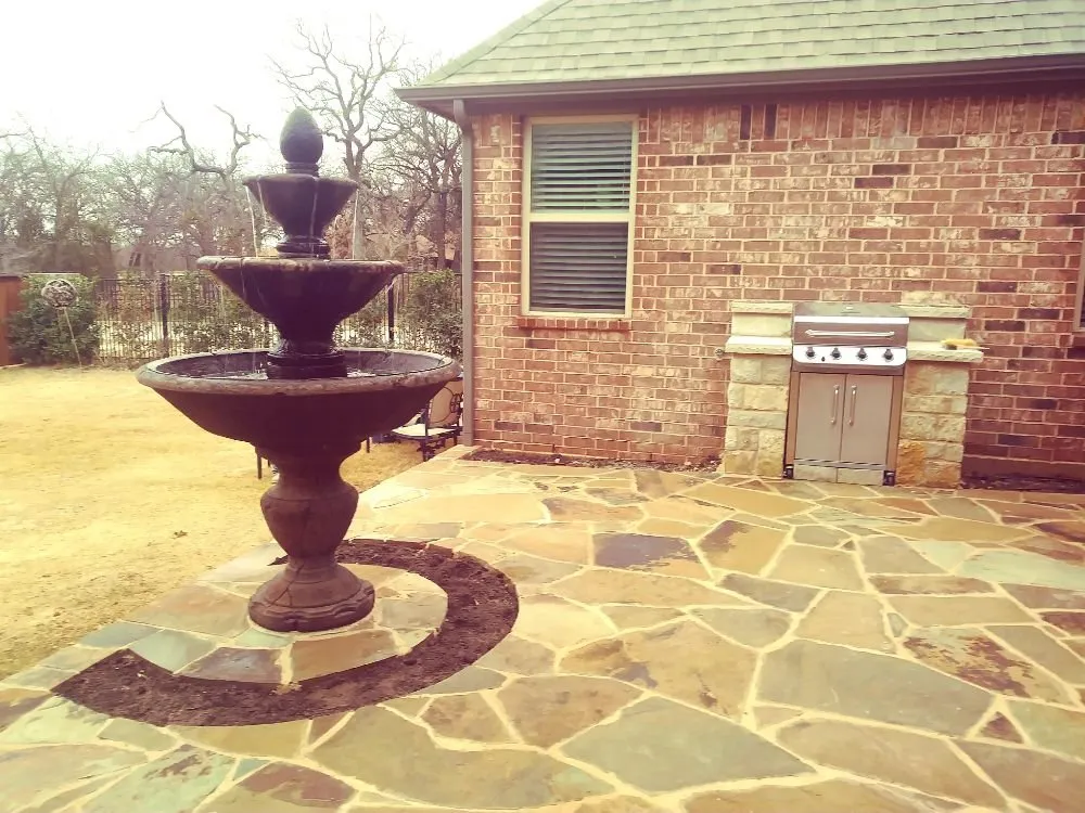 Custom landscaping services in Justin, TX - Stone & Landscaping Masters