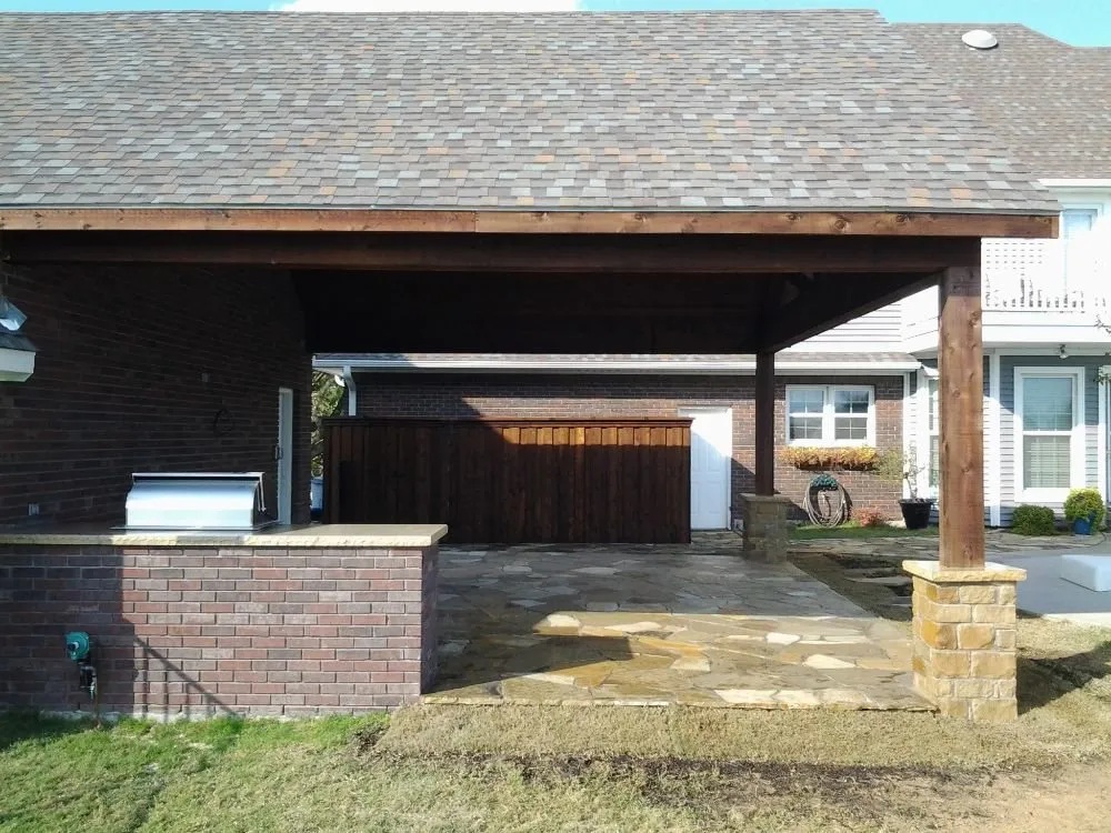 Top-rated garden landscaping in Justin, TX - Stone & Landscaping Masters