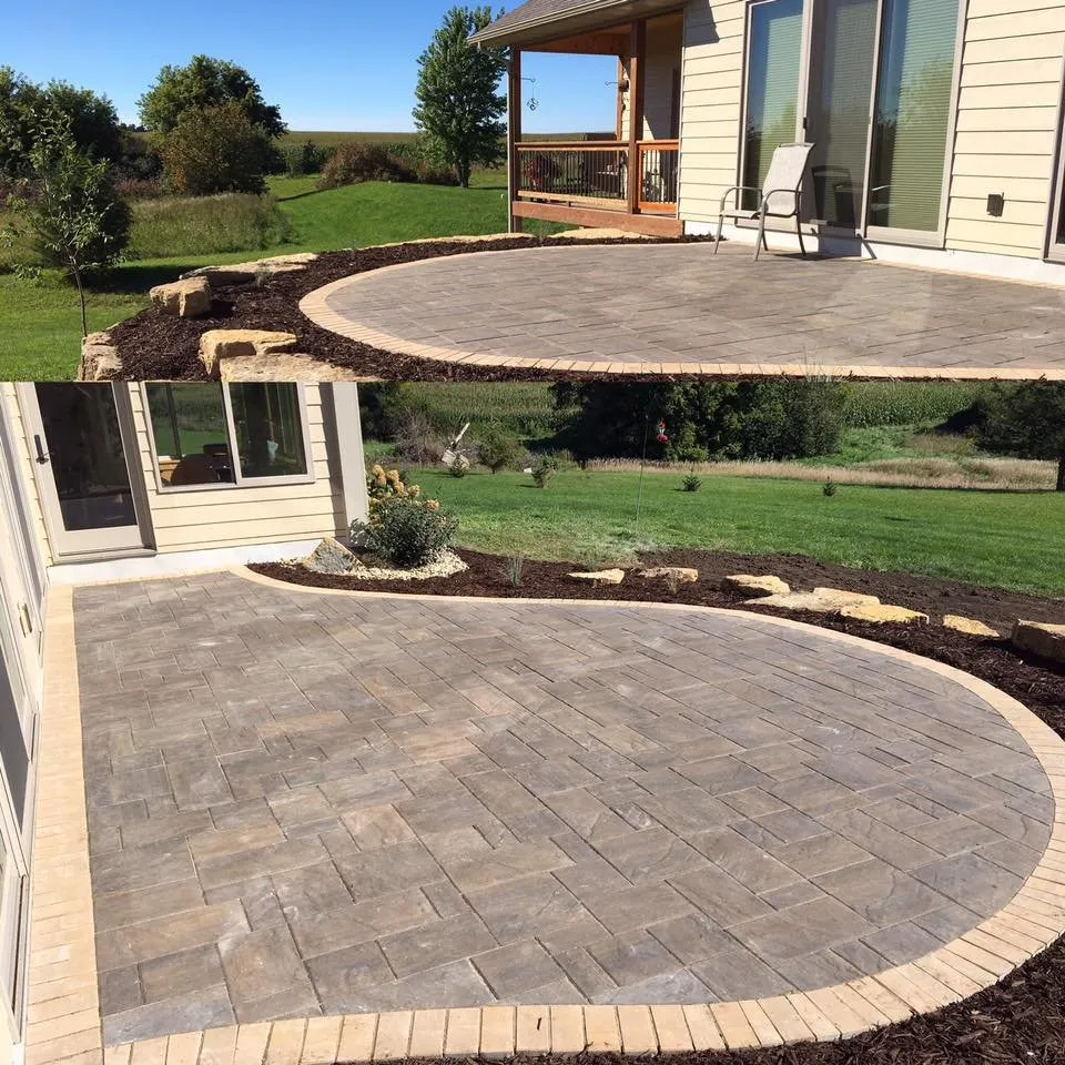 Expert landscaping services for beautiful yards in Somerset, WI by Stone & Leaf Landscaping
