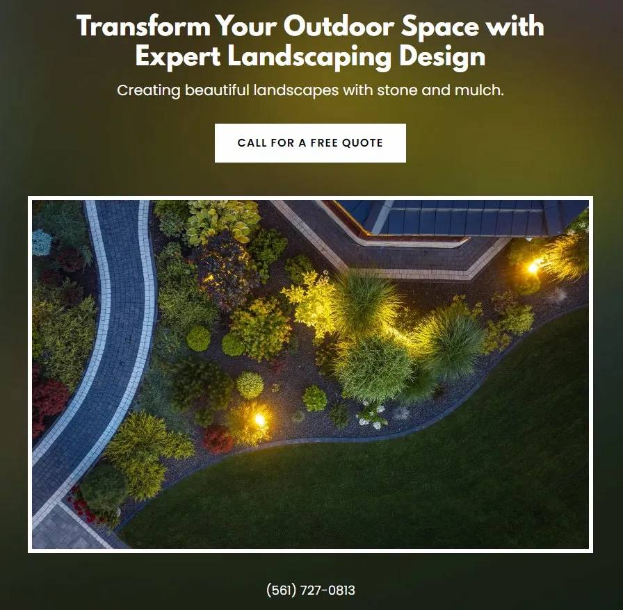 Top-rated outdoor landscaping in Port St. Lucie, FL by Stone & Mulch Creations