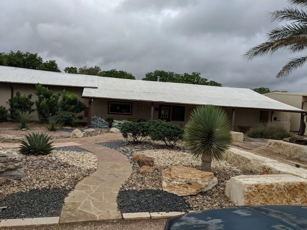 Custom garden landscaping in San Antonio, TX by Stone & Soil Depot