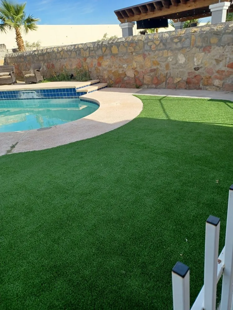 Professional landscaping services with custom design in Socorro, TX by Stone & Steel