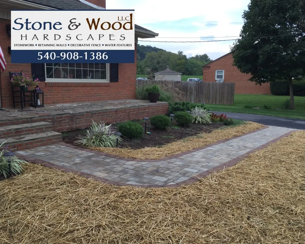 Top-rated landscape design for residential properties in Bridgewater, VA by Stone & Wood Hardscapes