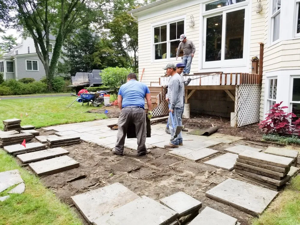 Local garden landscaping with custom design across Norwalk, CT - Stone By Ric