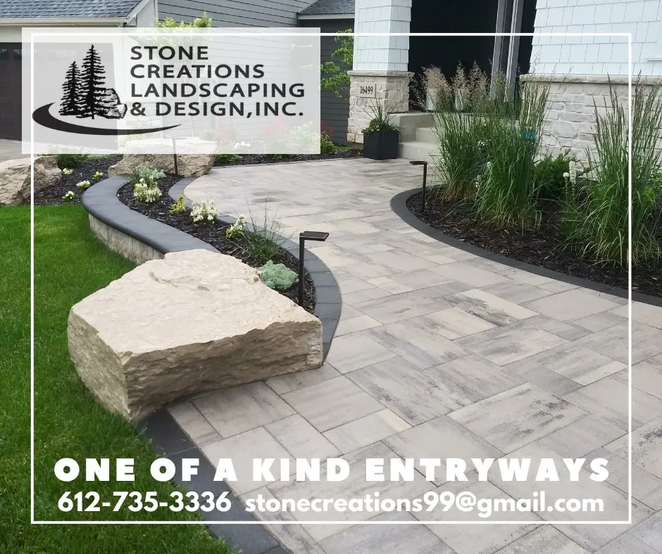 Top-rated outdoor landscaping in Loretto, MN by Stone Creations Landscaping & Design