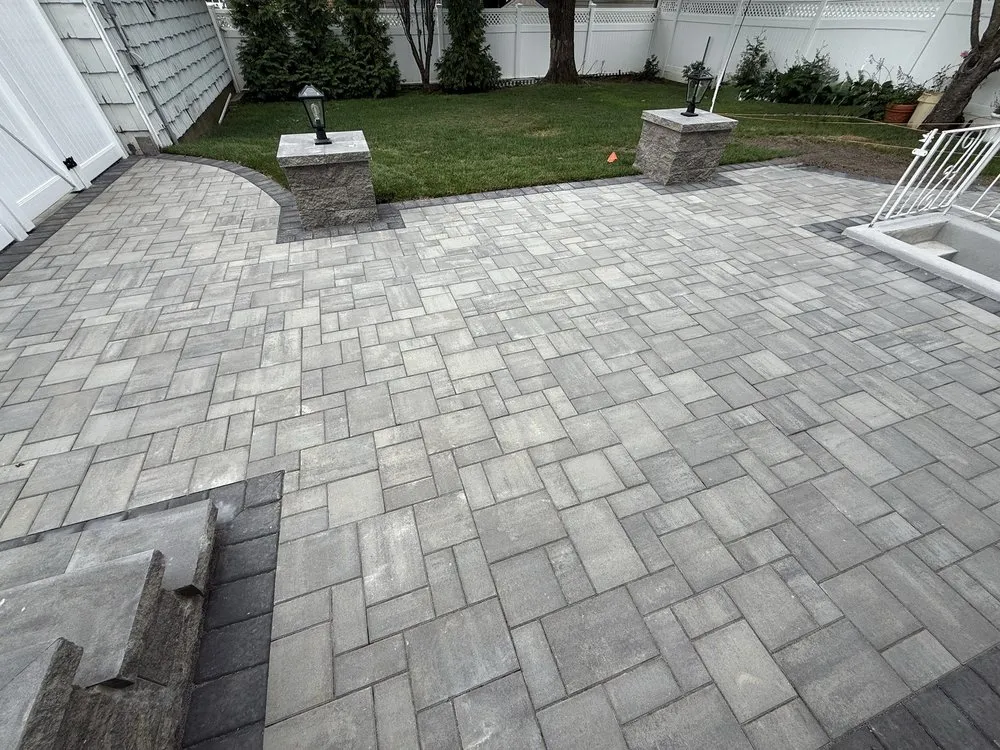 Expert landscaping services in Deer Park, NY by Stone Creations of Long Island Pavers & Masonry
