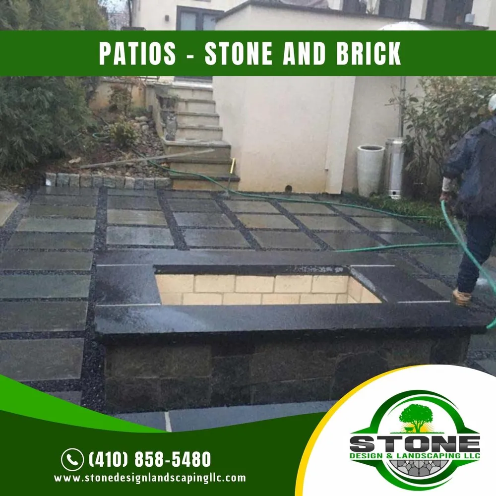 Custom residential landscaping for beautiful yards in Crownsville, MD by Stone Design & Landscaping LLC