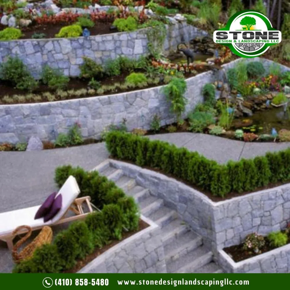Expert residential landscaping in Crownsville, MD by Stone Design & Landscaping LLC