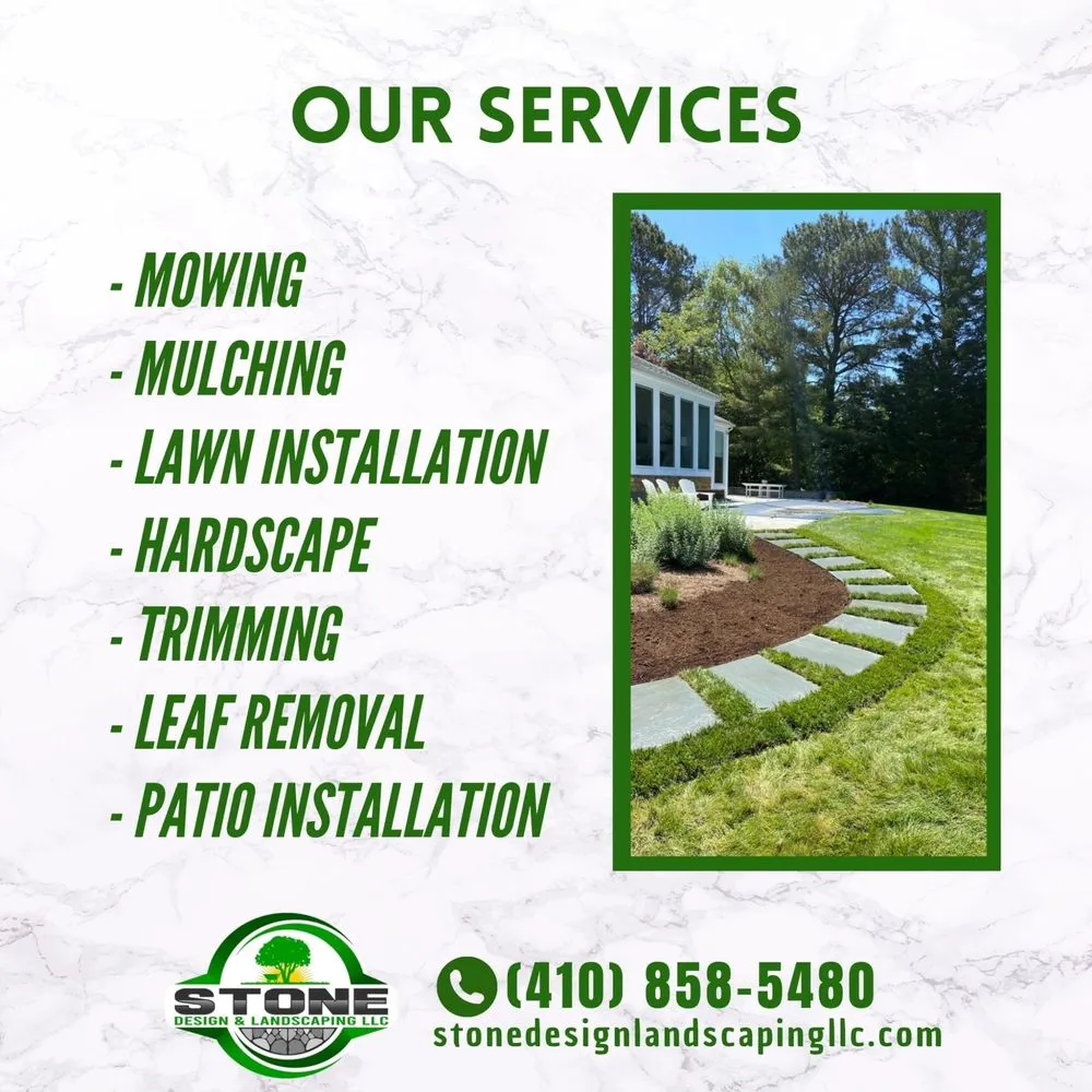 Affordable landscaping services in Crownsville, MD - Stone Design & Landscaping LLC