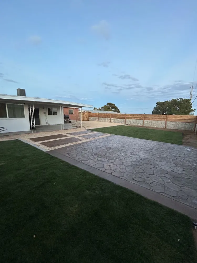 Local outdoor landscaping with custom design across El Paso, TX - Stone Edge Landscape Solutions