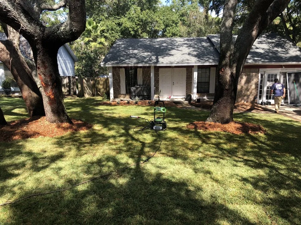 Expert residential landscaping in Pensacola, FL by Stone Family Services