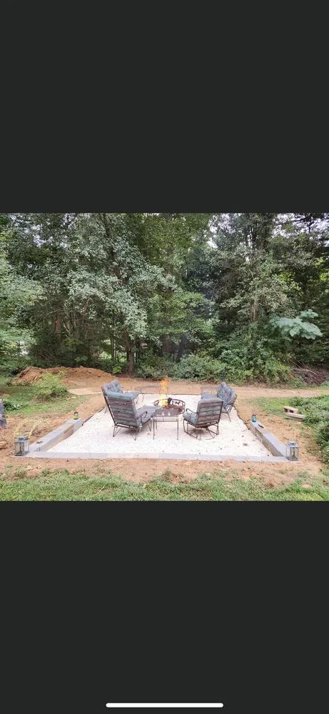 Trusted outdoor landscaping with custom design across Iron Station, NC - Stone Grading and Landscape