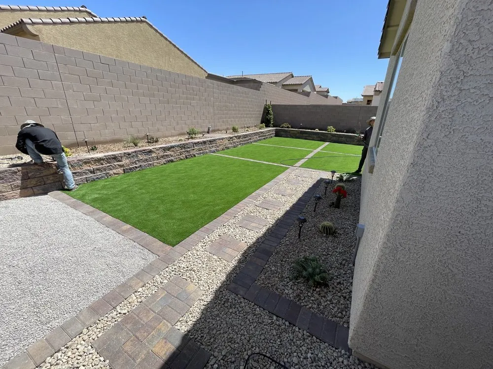 Professional yard maintenance in Las Vegas, NV - Stone Landscape