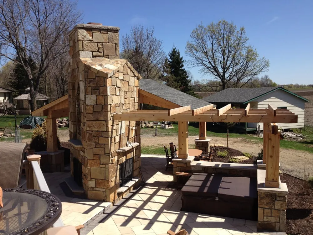 Professional garden landscaping in Chaska, MN by Stone Mountain
