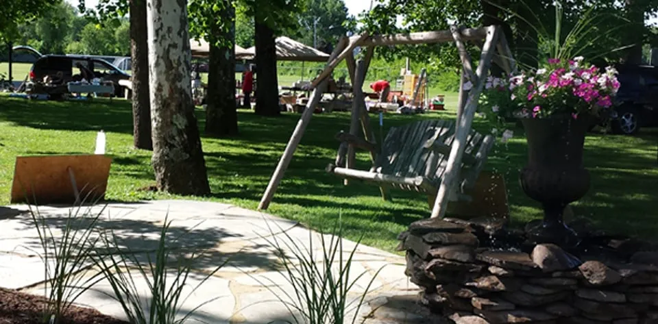 Custom landscape design with custom design in High Falls, NY by Stone Ridge Landscapes