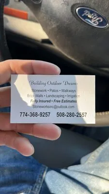 Stone works Masonry Logo