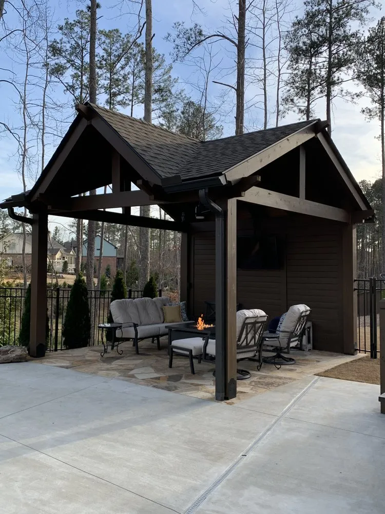 Professional landscape design for homes in Cumming, GA by StoneAge Stonescapes