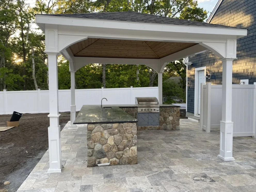 Professional residential landscaping for residential properties in Barnstable, MA by StoneArt Masonry & Landscaping