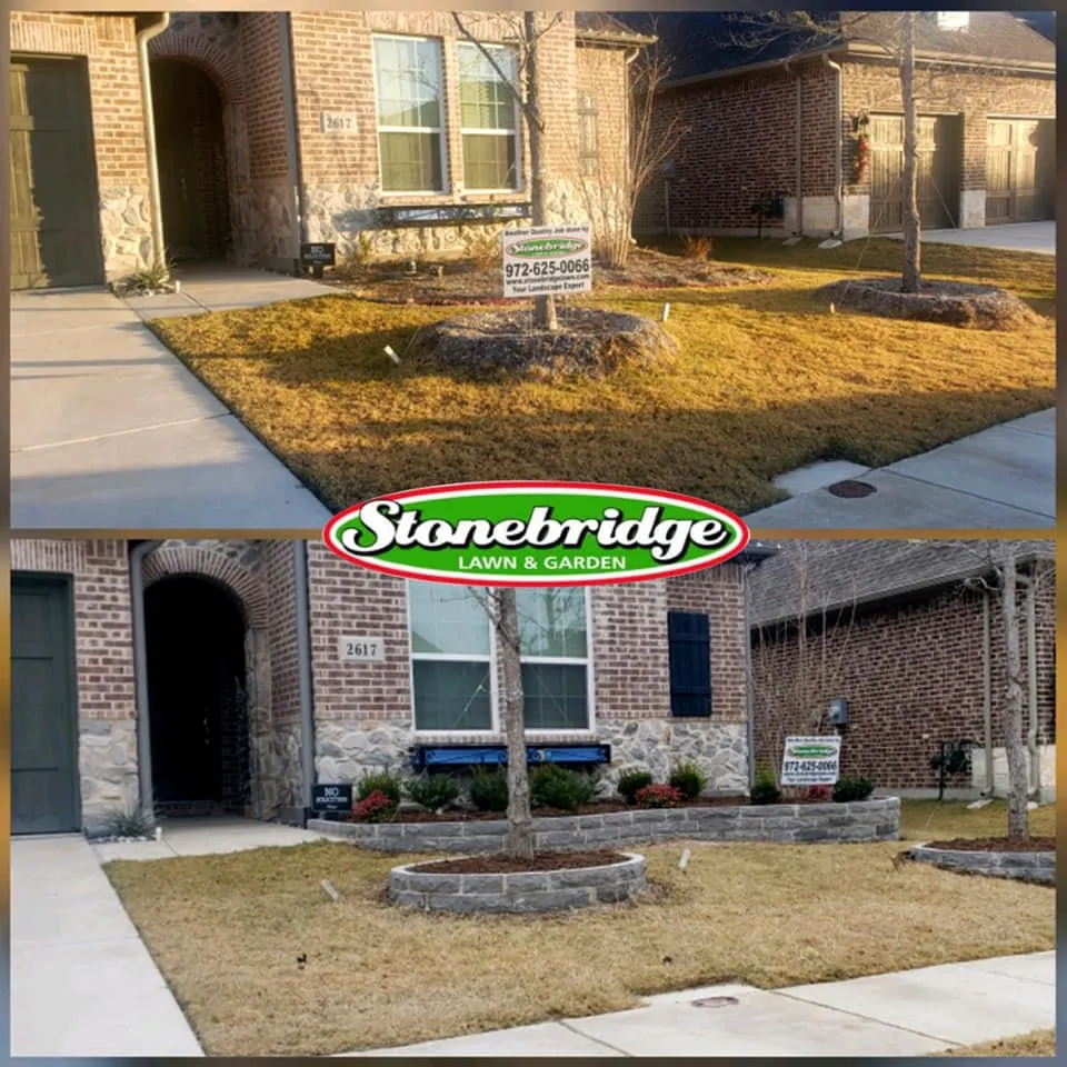 Custom landscape installation for beautiful yards across The Colony, TX - Stonebridge Lawn & Garden